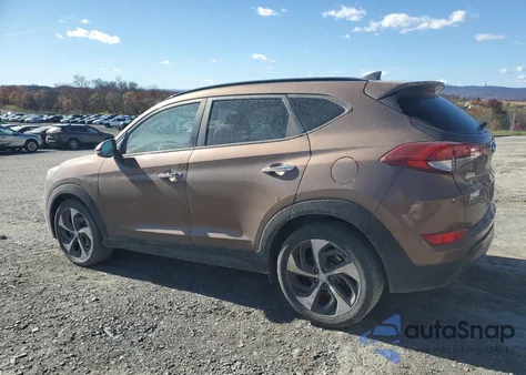 2016 Hyundai Tucson Limited из США, поврежденный, VIN KM8J3CA22GU102069